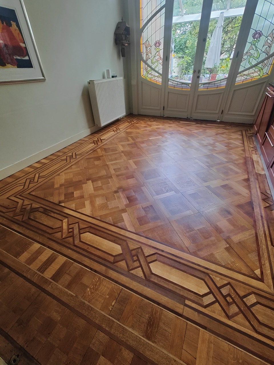 decoratief parket erfgoed in volle glorie in dit herenhuis te antwerpen 0